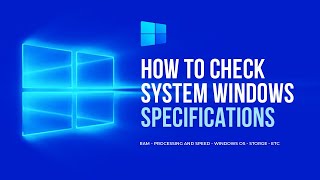 || Understanding Your PC's Specs - The Simple Guide 2024 ||