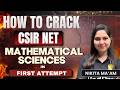 CSIR NET Mathematical Sciences First Attempt Strategy 🔥 Complete Roadmap | VedPrep CSIR NET