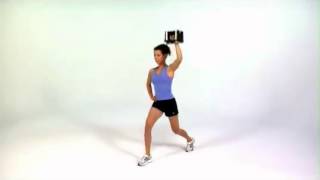 Split Squat to Overhead Press   1 Arm Dumbell