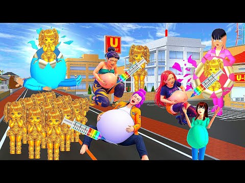 Yuta Mio Panik Hamil Hebat Bayi Pasukan Naykilla Emas Sunat Demon Hunters |Sakura School Simulator