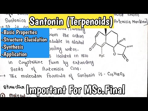 वीडियो: सैंटोनिन का क्या उपयोग है?
