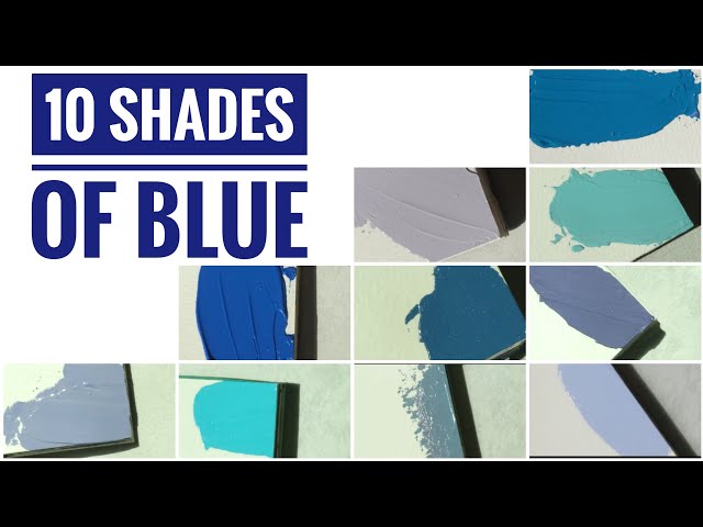 What Colors Make Blue And How Do You Mix Different Shades Of Blue
