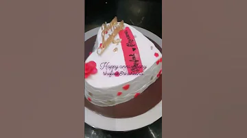 #anniversary cake#pistha cake#supr decoration #shorts