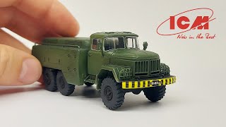 Сборная модель ЗИЛ-131 1:72 | Сборка и окраска модели