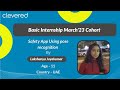 Basic Internship March'23 Cohort | Safety App Using pose recognition | Clevered