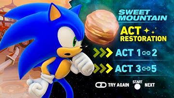 Sonic Colors: Act Restoration Gameplay (Bigger Stages)