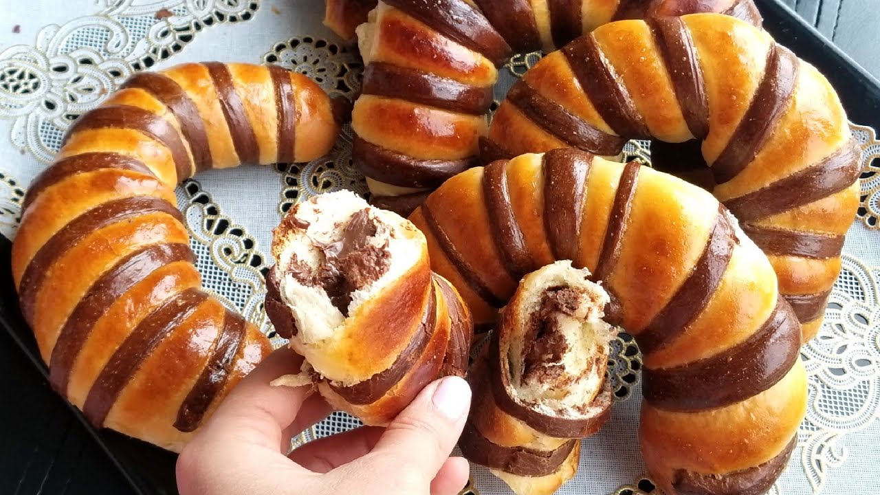 بريوش مقطن و هشيش محشي بالشكلاطة و بشكل راقي و جديد 👍