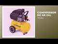 Motocompressor de Ar 2 HP 24 L 8,5 Pés 8 bar - TEKNA CP 8525