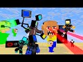 Monster School : TV MAN ELEMENTAL vs SKIBIDI TOILET ELEMENTAL - Minecraft Animation