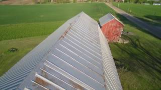 Barn Roof Inspection With Drone