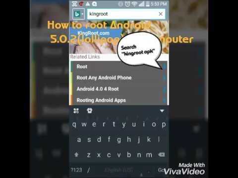 How to root android(5.0.2) lollipop with no computer