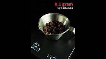 zeroHero Smart Mini Coffee Scale with Powder-to-Water-Ratio for Hand Brewing and Espresso Coffee