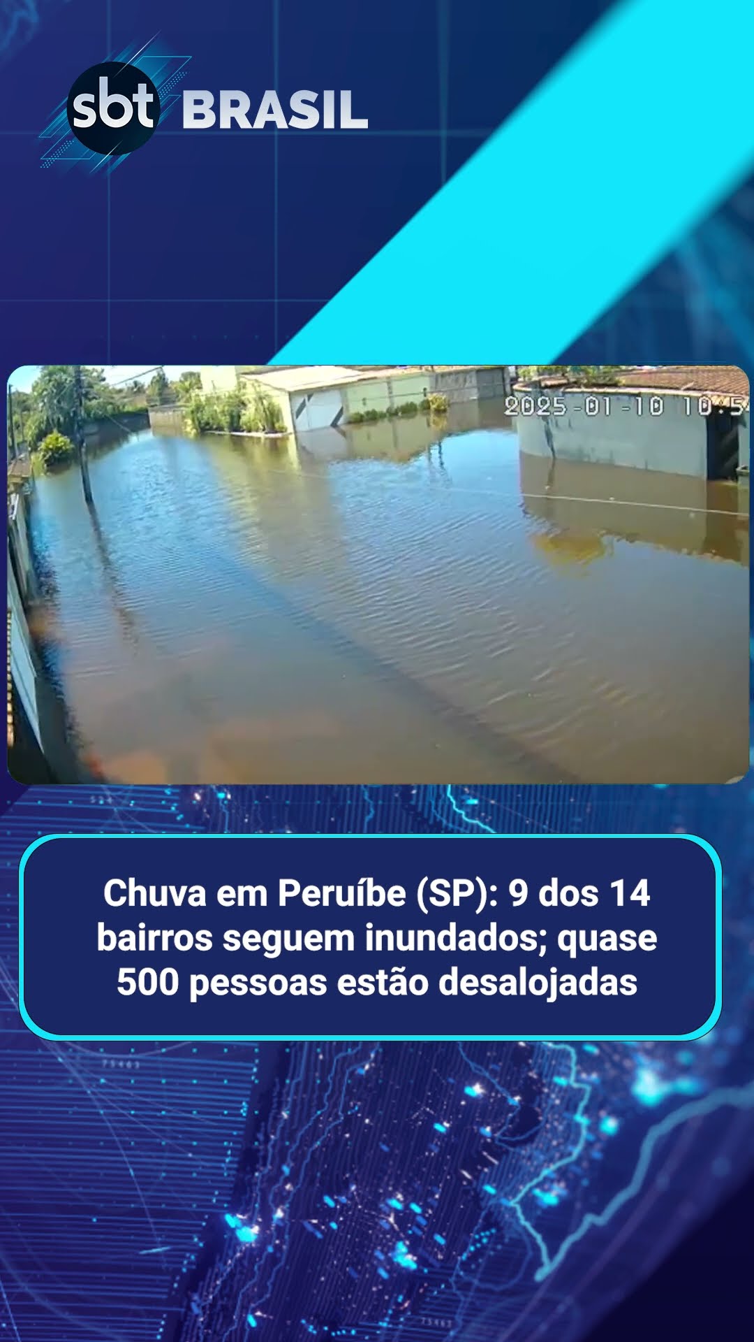 Número de desabrigados pela chuva em Peruíbe (SP) chega a 442 | SBT Brasil (10/01/25)
