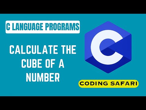 Calculate the Cube of a Number | C Language Programs | Visual studio code | Coding Safari