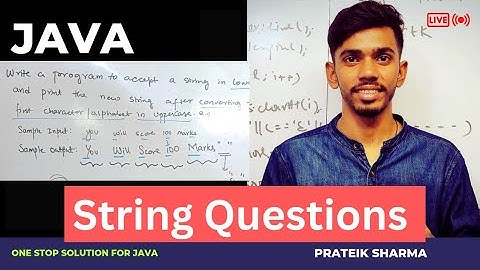 String Important Questions class 10 icse Computer Class 10 ICSE ISC Java Programming