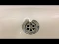 New sinkdrain with old universal sinkplug 45.5 mm with plastic ring and chain and gurgling sound