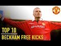 David Beckham's Top 10 Premier League Free Kicks | Manchester United