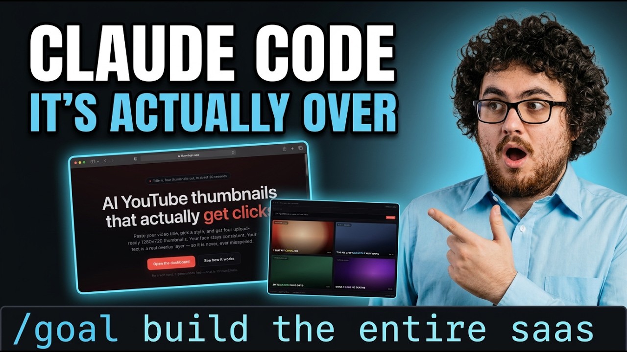 /goal + Opus 5 Low = Full SaaS Apps INSANTLY (Claude Code)