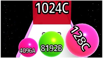 Ball Run 2048 - Gameplay Walkthrough - Infinity mode