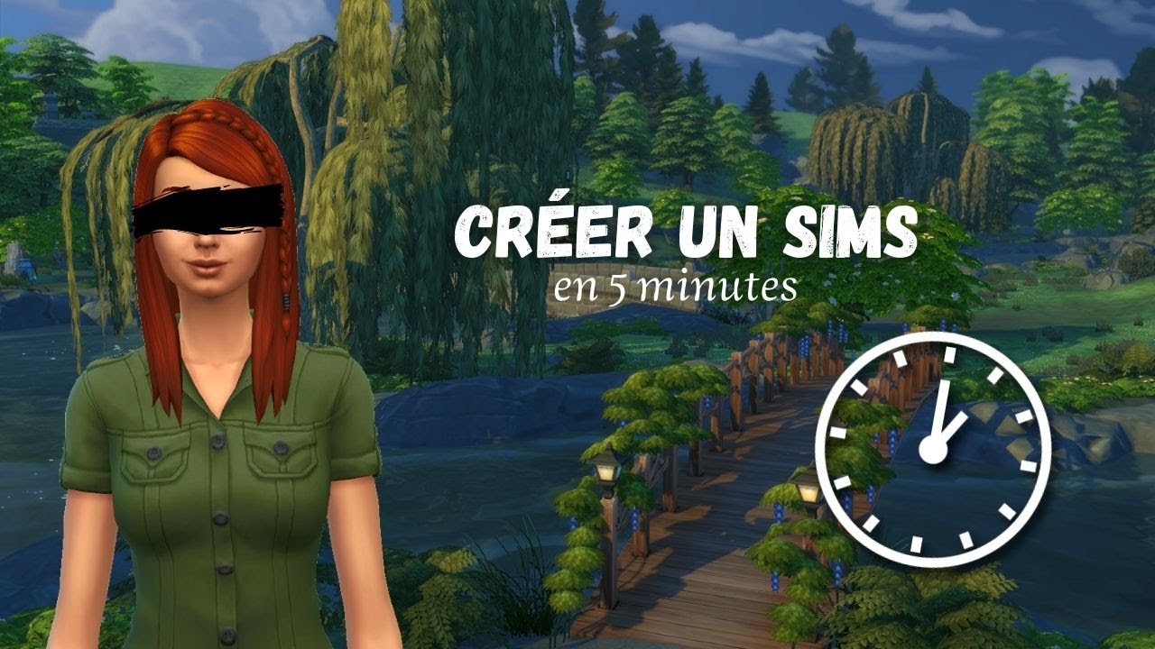 Sims 4 - Créer un sims en 5 minutes | KITSU | - YouTube