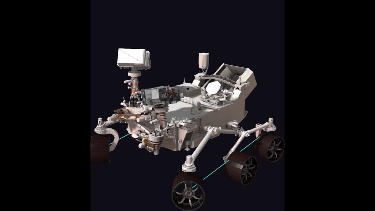 Simulation of Perseverance Arm Movement