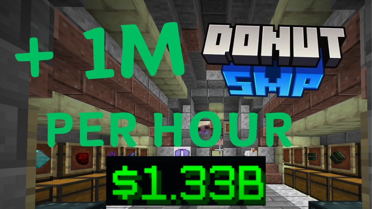+ 1M HOUR METHOD FOR BEGINNERS ON DONUT SMP