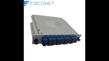 Fiber Optic Module PLC Splitter 1x8 SC/UPC/APC customized Singlemode
