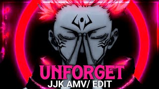 Unforgettable 4K Amv Edit Jujitsu Kaisen Anime Core