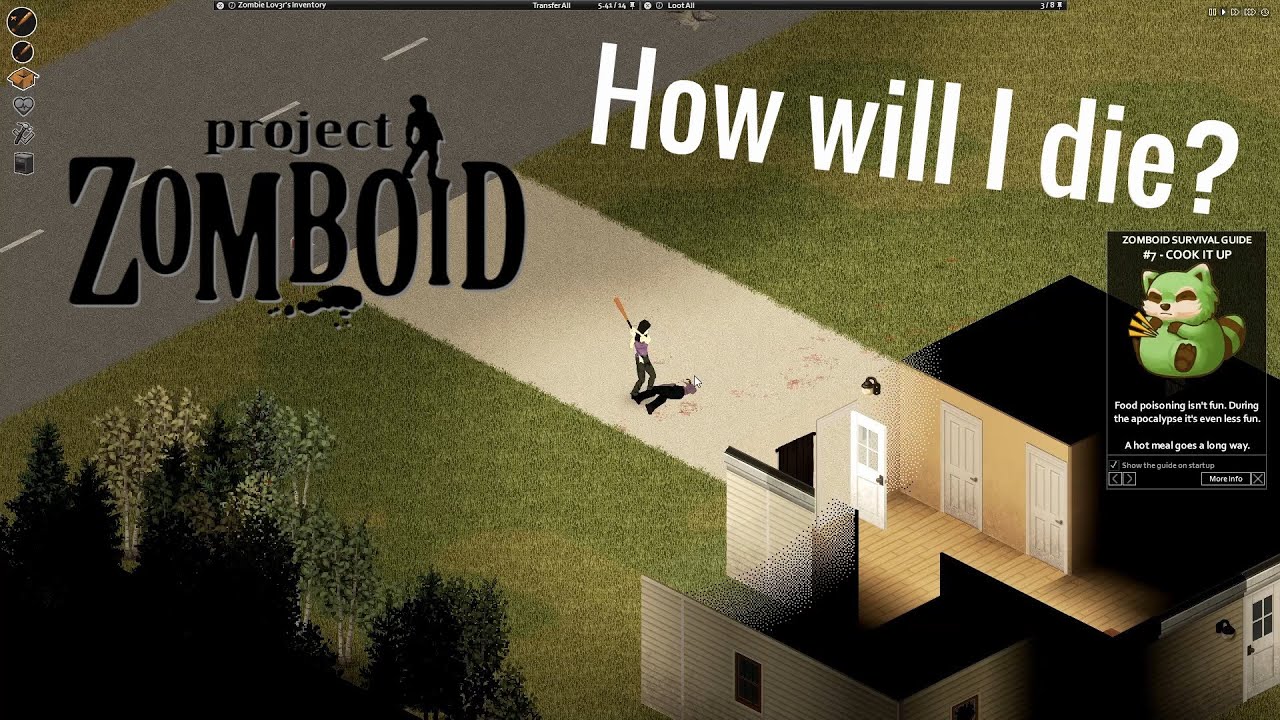 Project Zomboid First look Part 1 YouTube