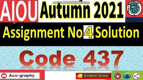 AIOU Code 437 Solved Assignment No.4 Autumn 2021 || Subject: Islamiat (E) || Level: Bachelor/BA