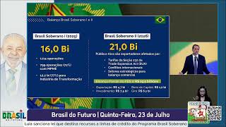 23/07/26 - Brasil do Futuro | Lula sanciona crédito do Brasil Soberano | José Alfredo e Matheus Dias