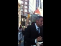 George Clooney arriving at TIFF 2011