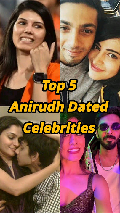 Top 5 Anirudh Dated Celebrity Stars #anirudh #kavyamaran #shrutihassan #jonitagandhi #andreajeremiah