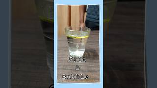 Salt and Bubbles – Fun Science Activity  #diy #scienceexperiment #school #kids