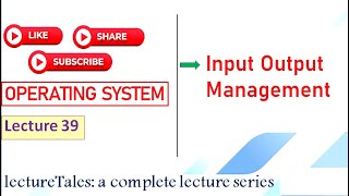 5.1 IO Devices, IO Management in Operating System, Direct Memory Access DMA, Device driver