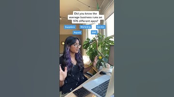 The average business runs on 976 apps. That’s not efficient, effective, or affordable.