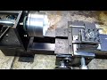 Homemade lathe machine