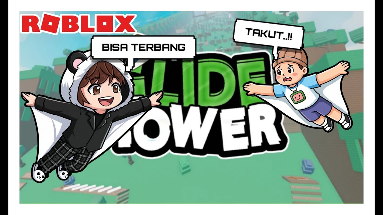 Seru Banget..!! Aku Dan Acong Bisa Terbang Di Tower Roblox Ini 