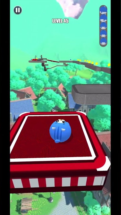 Level 46- Rolling Boll Sky- gameplay ( iOS, Android)#gameworld