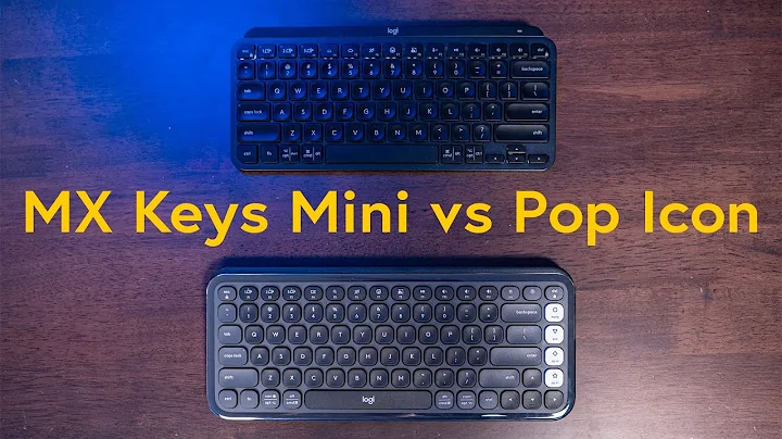 Which to Buy? Logitech MX Keys Mini vs Pop Icon Keyboard