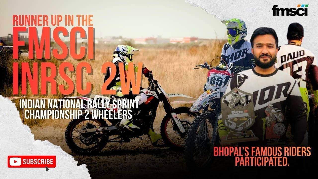 Fmsci INRSC 2w - INDIAN NATIONAL RALLY SPRINT CHAMPIONSHIP 2wheel Round 3 Indore 