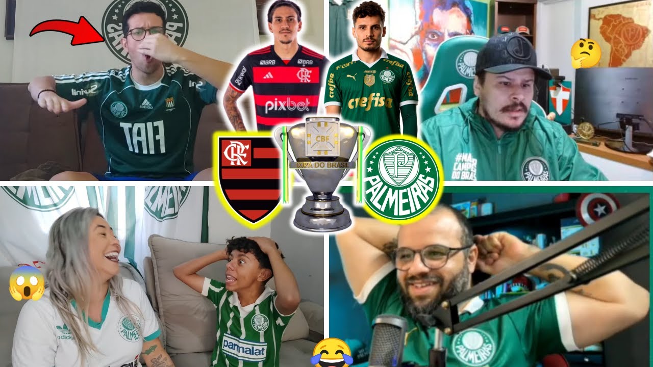 REAÇÕES DOS PALMEIRENSES AO PEGAR O MENGÃO NAS OITAVAS DA COPA DO ...