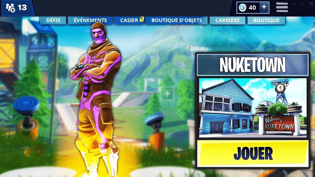 Comment Avoir Ma Carte Nuketown Sur Fortnite Youtube - comment avoir ma carte nuketown sur fortnite
