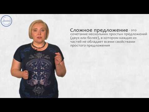Русский язык 9 класс. Понятие о сложном предложении как единице синтаксиса