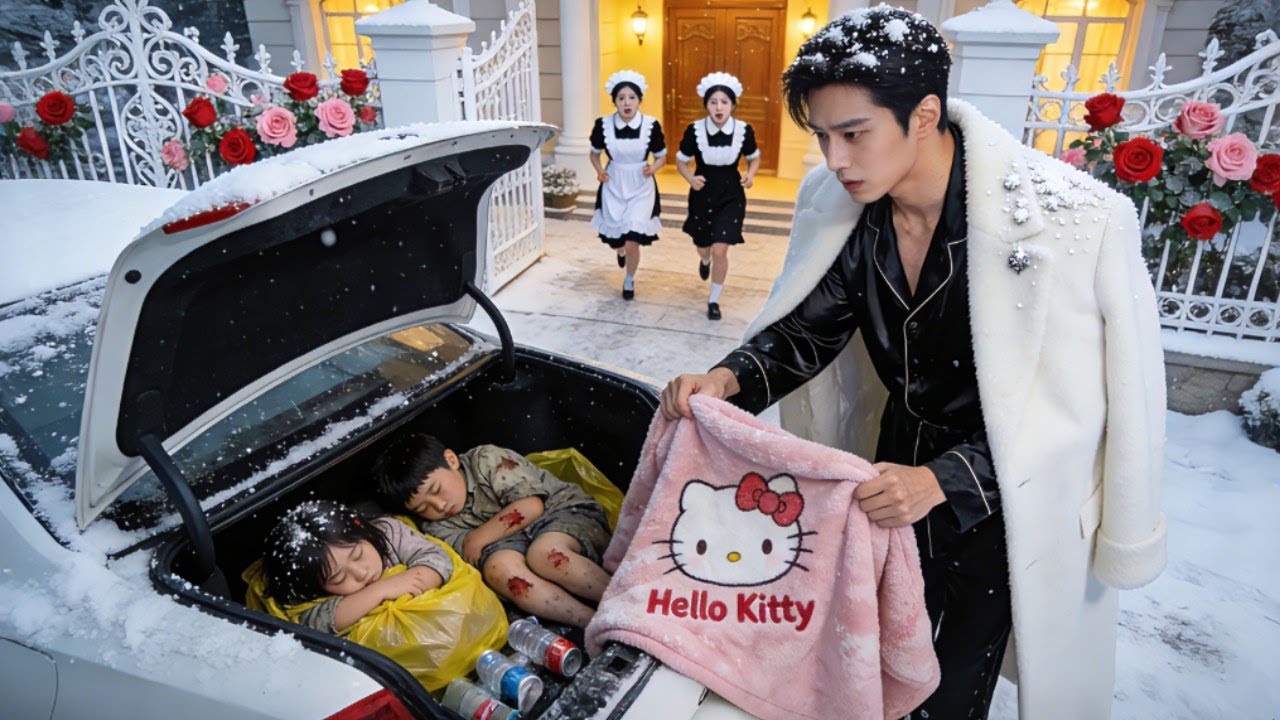 집에서 쫓겨난 거지 쌍둥이가 CEO의 트렁크에서 잠들었다; CEO는 그들이 자신의 아이임을 알아보고 극진히 아꼈다!#drama