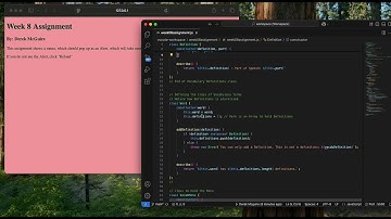 Week 08 - Frontend Coding Assignment - Video