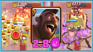 🔥 ЕЩЕ ОДНА ИМБА! КОЛОДА ХОГ С ЗЕМЛЕТРЯСЕНИЕМ ЗА 2.8 ЭЛИКСИРА / Clash Royale