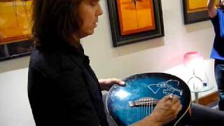 Oberón firma de guitarra Joey Tempest EUROPE