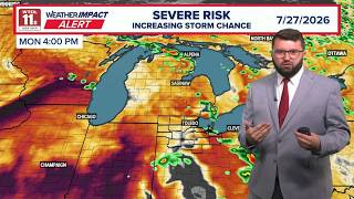 Hot and humid start to the week; Monday brings severe storm threat | WTOL 11 Weather