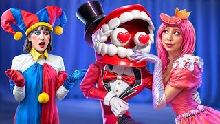 CAINE and POMNI MARRIED?! The Amazing Digital Circus! Princess Candy Falls in Love!